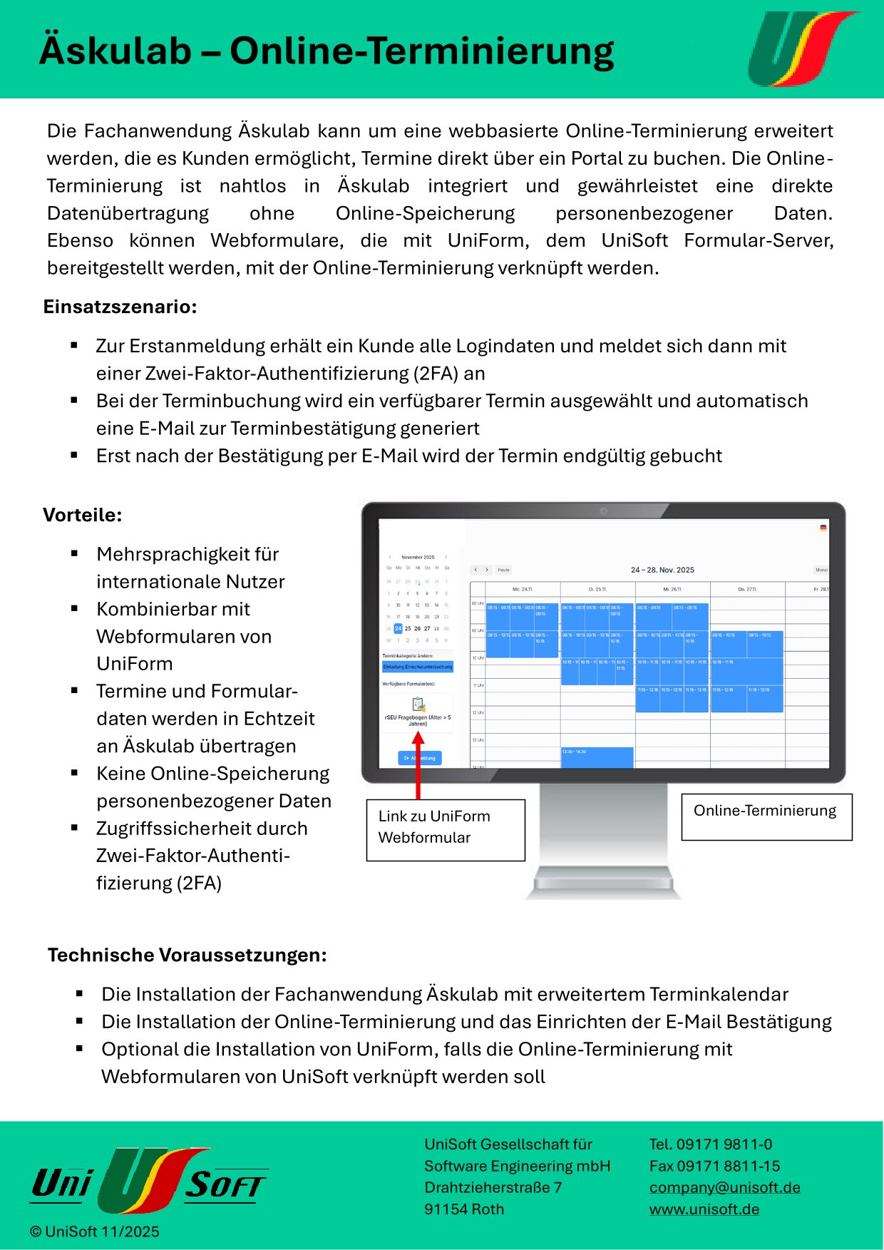 Äskulab - Online-Terminierung
